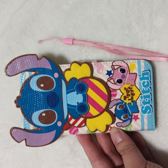 Disney Lilo and stitch Samsung Galaxy S5 phone case with pink strap - Picture 6 of 6